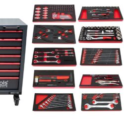 Carro de ferramentas KROFTOOLS 7 gavetas 237 peças