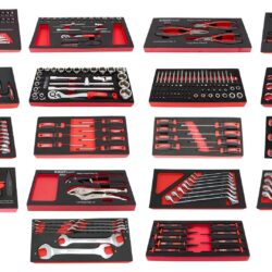 Carro de ferramentas KROFTOOLS 7 gavetas 259 peças