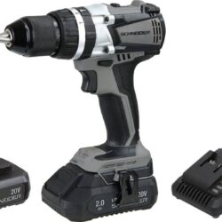 Berbequim Aparafusador de Percussão SCHNEIDER 20V 60Nm 2x2Ah