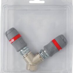 Raccord Rápido Fêmea Duplo em Y DRAKKAR 1/2" BSP 6mm