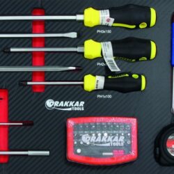 Módulo de Espuma DRAKKAR para Mala com Chaves de Fenda e Hex/Torx 60 Peças