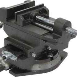 Torno de Fixação DRAKKAR 150mm Dupla Translação com Base Pivotante para Engenho de Furar