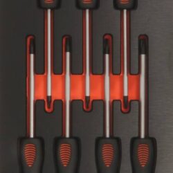 Módulo de Espuma com 7 Chaves de Fenda Torx DRAKKAR 395x178mm