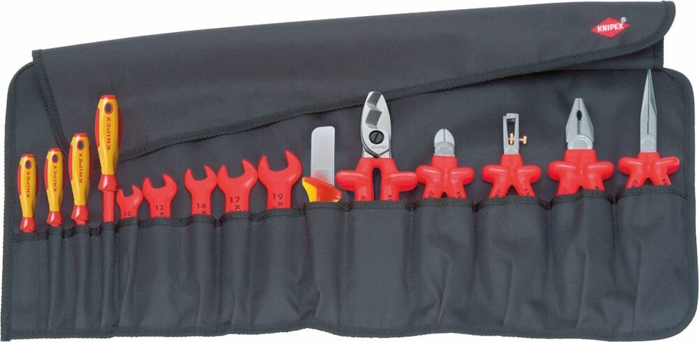 Estojo com 15 Ferramentas Isoladas 1000V KNIPEX
