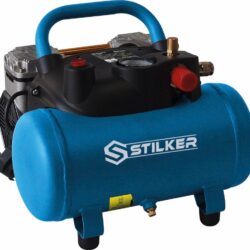 Compressor Silencioso STILKER 6L 1,5CV 230V 8 Bar