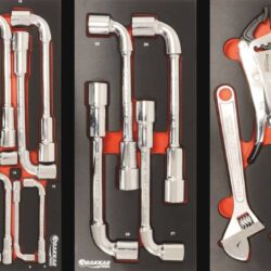 Servante de Oficina DRAKKAR 7 Gavetas com 205 Ferramentas