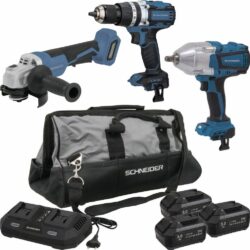 Pack de Ferramentas SCHNEIDER 20V 8 Peças 3x5Ah