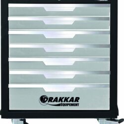 Carro de Ferramentas DRAKKAR 7 Gavetas com 176 Peças e Módulos de Carbono