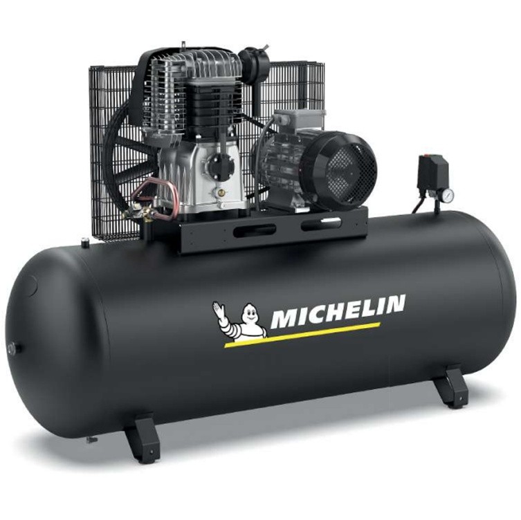 Compressor de Pistão MICHELIN BK119-500F-7,5T 500L 7,5HP 400V Compressor de Pistão MICHELIN BK119-500F-7,5T 500L 7,5HP 400V