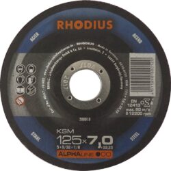 Lote de 25 Discos de Desbaste Aço 125x7x22mm