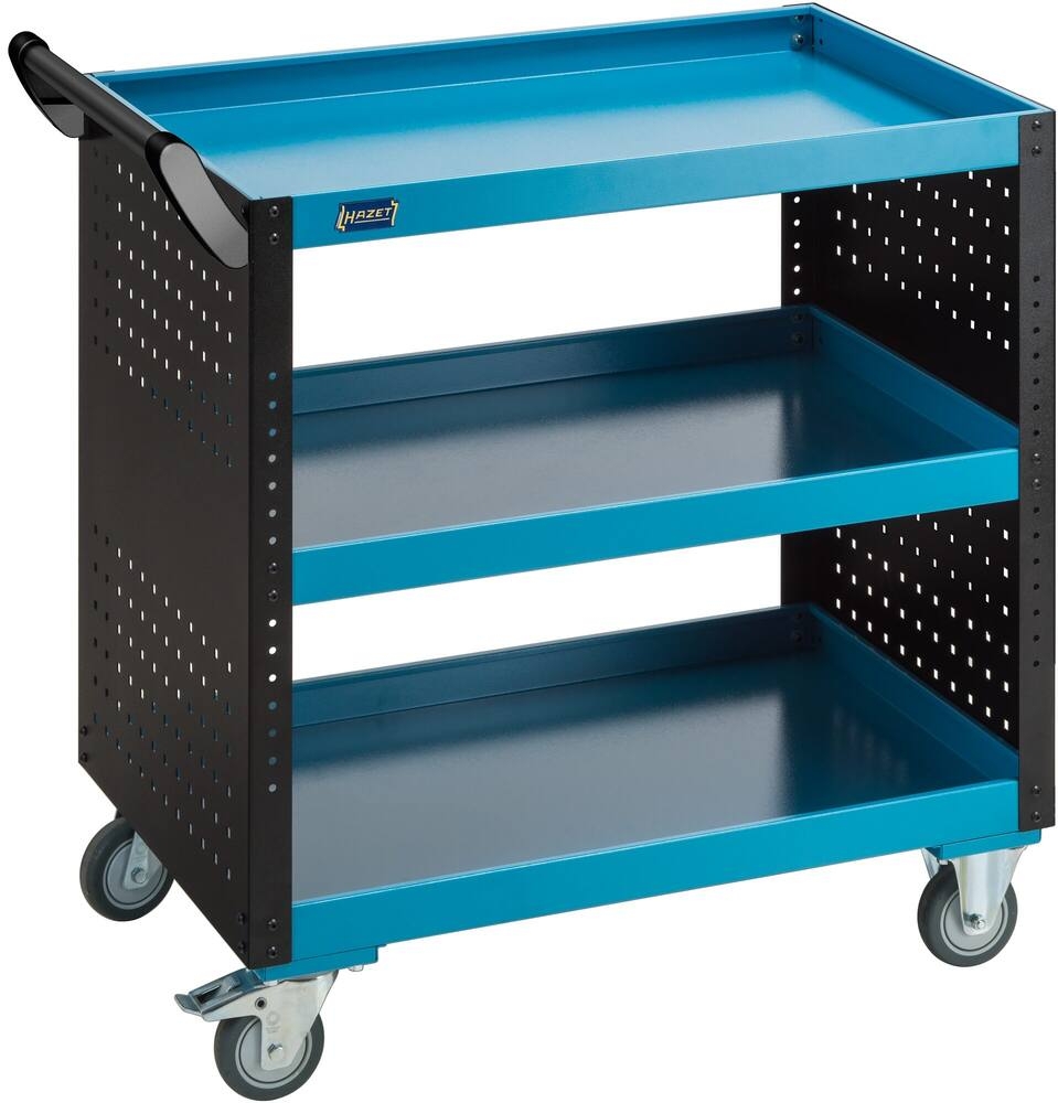 Carrinho de Oficina Metálico HAZET 3 Prateleiras 888X541X899MM Carrinho de Oficina Metálico HAZET 3 Prateleiras 888X541X899MM