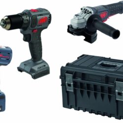 Pack 20V com Berbequim, Rebarbadora e Chave de Impacto 1/2 Polegada 750Nm