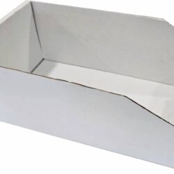 Caixa Organizadora Aberta KARZAN Cartão Branco 280x150x110mm 50 Unidades