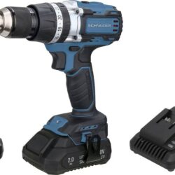 Berbequim Aparafusador de Percussão Brushless SCHNEIDER 20V 65Nm 2x2Ah