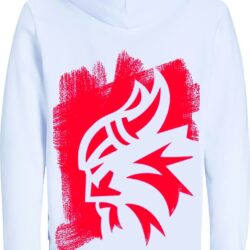 Sweatshirt DRAKKAR Branca Unissexo Tamanho M com Drakko Vermelho - Image 2