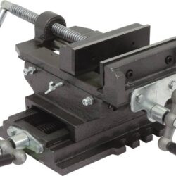 Torno de Fixação DRAKKAR 150mm Dupla Translação com Base Fixa para Engenho de Furar