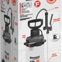 Pulverizador Manual DRAKKAR 5L com Lança de Alumínio EPDM - Image 3