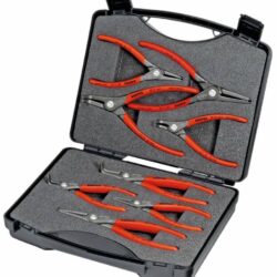 Conjunto KNIPEX de 8 Alicates para Freios/Circlips em Mala