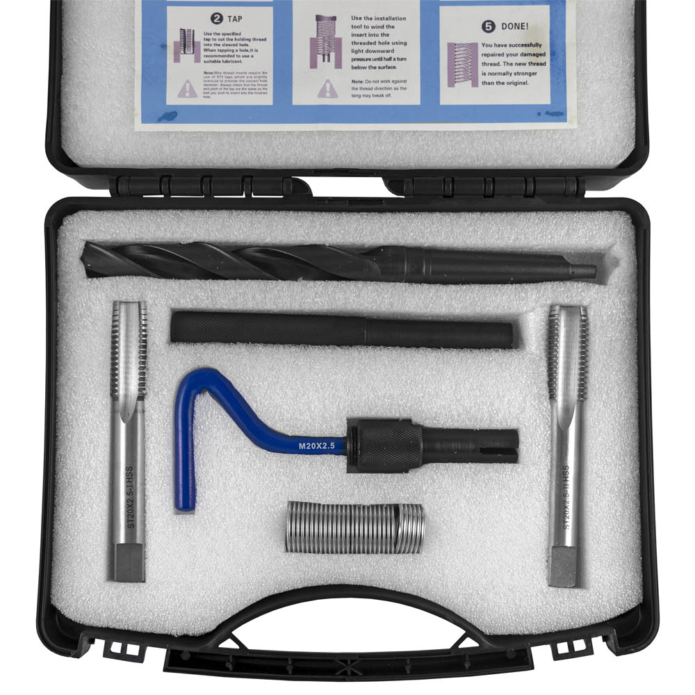 Kit de Reparação de Roscas Helicoidais JBM M20x2,5