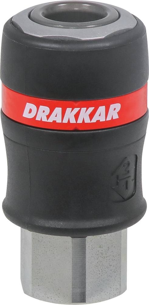 Raccord Rápido de Segurança Fêmea DRAKKAR 11mm Rosca 3/4"