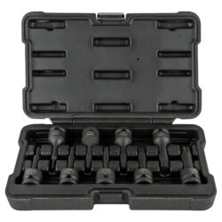 Conjunto de 9 Pontas Torx de Impacto JBM 1/2 Polegadas