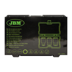 Conjunto de 3 Chaves de Caixa de Impacto XZN JBM 1/2 Polegadas - Image 5