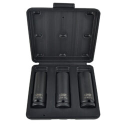 Conjunto de 3 Chaves de Caixa de Impacto Longas JBM 1/2 Polegadas Hexagonais