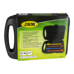 Jogo de Barras de Extensão de Impacto com Limitador de Torque JBM 1/2″ 5 Peças - Image 3