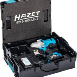 Chave de Impacto a Bateria 18V HAZET 3/4" 1000Nm com Bateria 5Ah e Carregador em L-Boxx