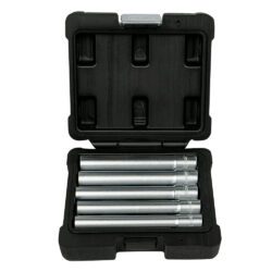 Conjunto de 5 Chaves de Caixa Hexagonais Extralongas JBM 3/8 Polegadas