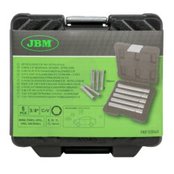 Conjunto de 5 Chaves de Caixa Hexagonais Extralongas JBM 3/8 Polegadas - Image 5