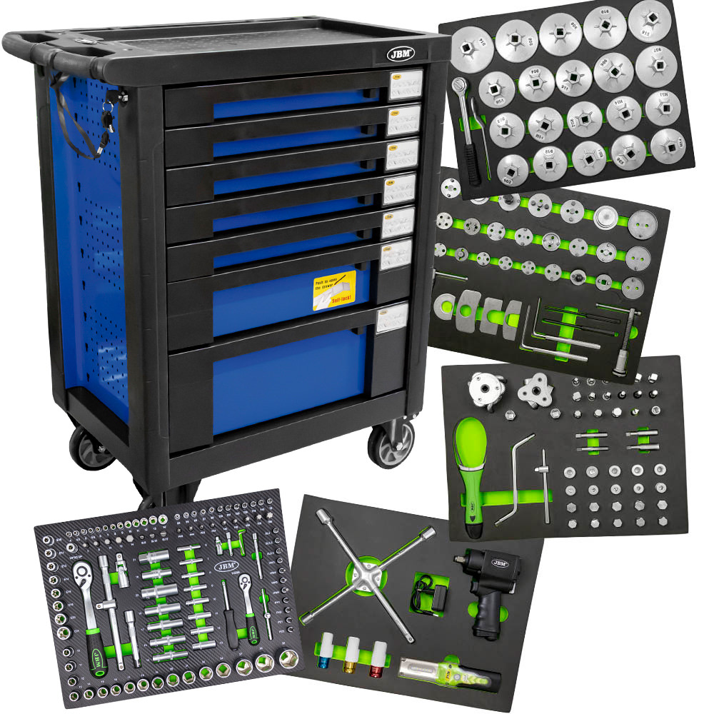 Carro de ferramentas JBM para manutenção de veículos 470x700x970mm