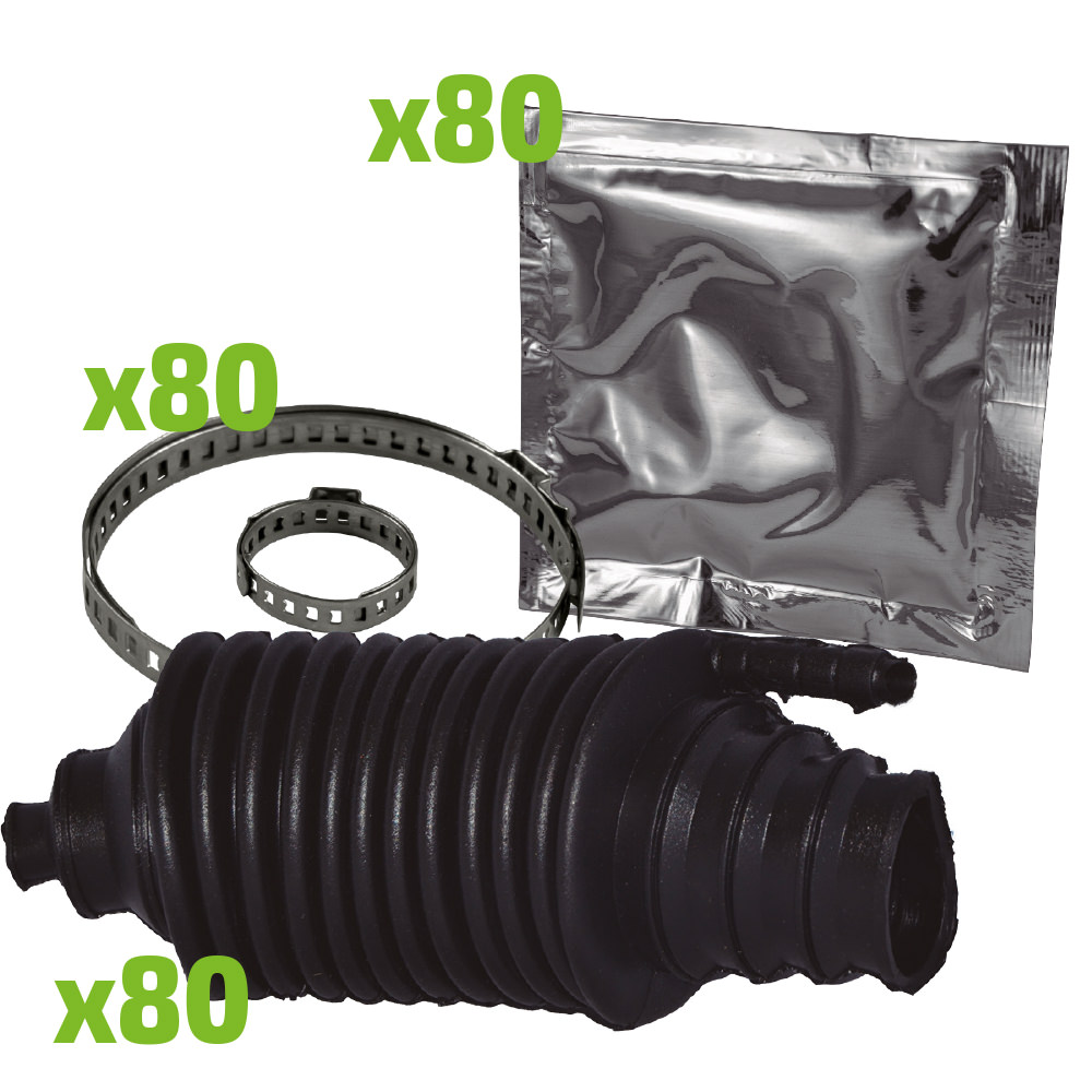 Caixa de 80 Kits de Fuelle de Direção JBM 240 Peças Caixa de 80 Kits de Fuelle de Direção JBM 240 Peças