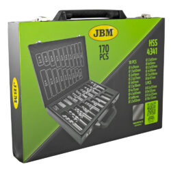 Estojo de Brocas Helicoidais JBM HSS-G 4341 1-10mm 170 Peças - Image 6