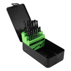 Estojo de Brocas Helicoidais JBM 1-13mm HSS 4241 Preto 25 Peças