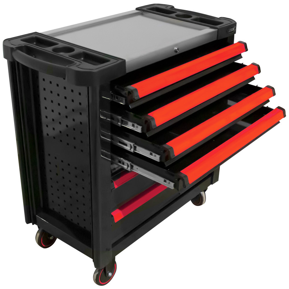 Carro de Ferramentas JBM XL 7 Gavetas Vermelho 980x510x984mm