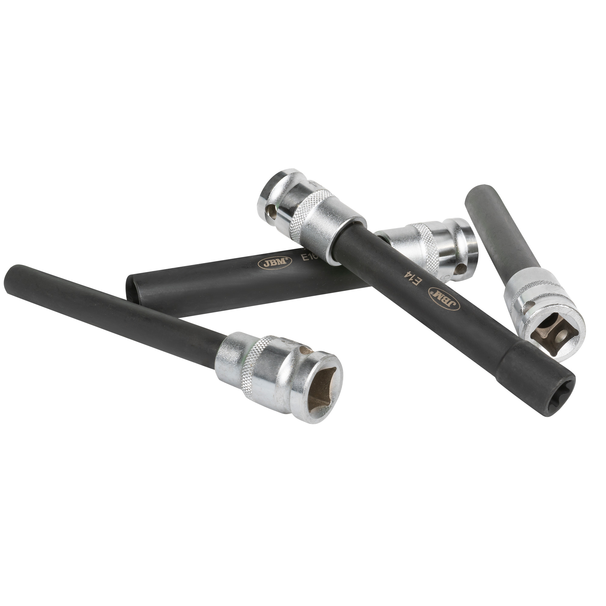 Set de 6 Chaves de Caixa Torx Tipo E Extra Longas 1/2" JBM