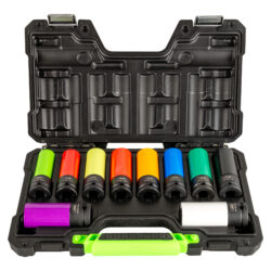 Conjunto JBM com Chave de Impacto a Bateria 1/2″, 10 Chaves de Caixa, Candeeiro COB e Cafeteira - Image 5
