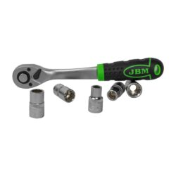 Jogo de Roquete e Chaves de Caixa JBM 11 Peças 1/2″ 72 Dentes - Image 2
