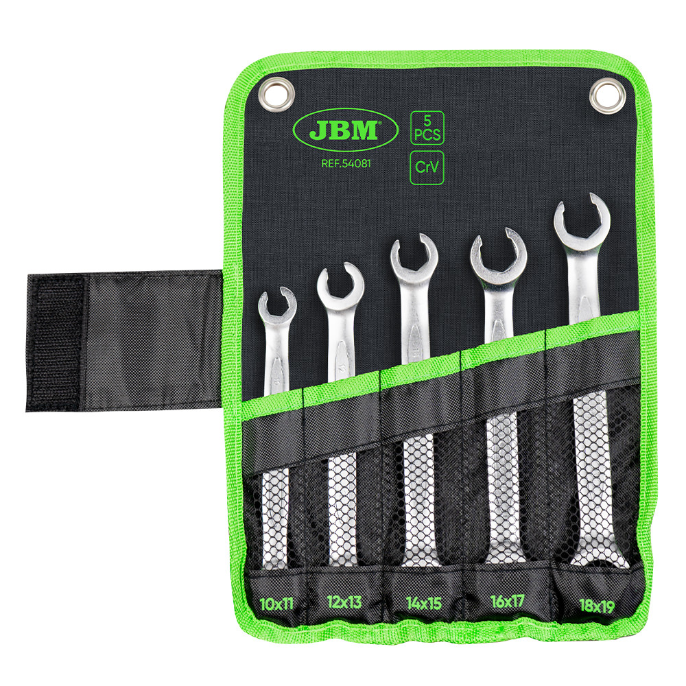 Set 5 Chaves Hexagonais Abertas JBM 54081 10-19mm