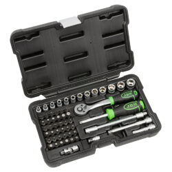 Estojo de Ferramentas JBM 56 Peças 1/4″ Hexagonal - Image 2