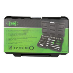 Estojo de Ferramentas JBM 56 Peças 1/4″ Hexagonal - Image 5