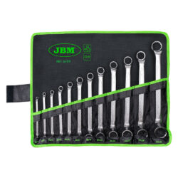 Set 12 Chaves Estrela Acodadas JBM 54119 12 Peças Aço Cromo-Vanádio