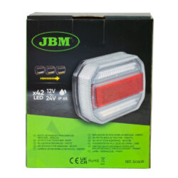 Piloto LED para Barra de Reboque JBM 12-24V 118x53x93mm