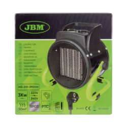 Aquecedor Elétrico JBM 3kW 220-240V 30m² - Image 5