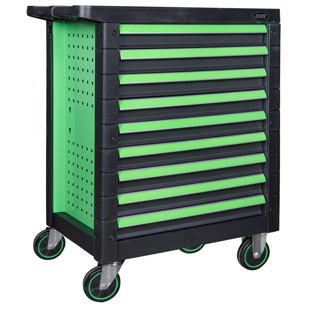 Carro de Ferramentas JBM 9 Gavetas Verde Carro de Ferramentas JBM 9 Gavetas Verde