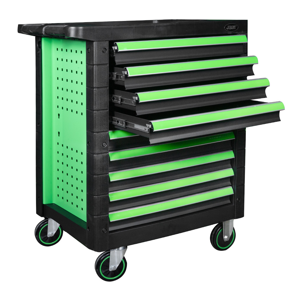 Carro de Ferramentas JBM 9 Gavetas Verde