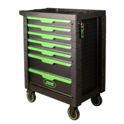 Carro de ferramentas 7 gavetas verde JBM 300kg
