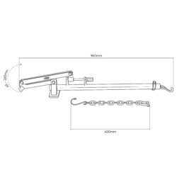 Alavanca Universal para Eixos com Corrente JBM 180 kg - Image 3