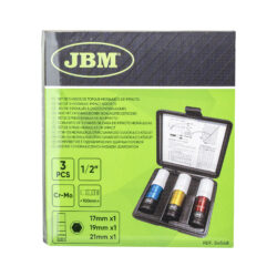 Conjunto de 3 Chaves de Caixa de Impacto de Torque Limitado JBM - Image 4
